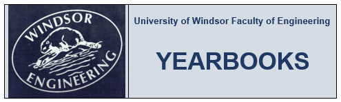 University of Windsor Faculty of Engineering Yearbooks