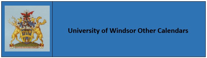 University of Windsor Other Calendars