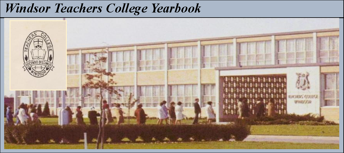 Windsor Teachers College Yearbook