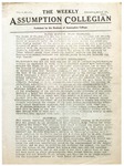 The Weekly Assumption Collegian: Vol. 2: No. 16 (1922: Mar. 23) by Assumption College