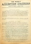 The Weekly Assumption Collegian: Vol. 3: No. 7 (1922: Nov. 16) by Assumption College