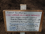Compost Donation Sign