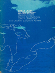 Great Lakes Water Quality Annual report 1973 by International Joint Commission