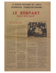 Le Rempart: Vol. 1: no 3 (1967: janvier) by La Société Saint-Jean-Baptiste de l'ouest de l'Ontario