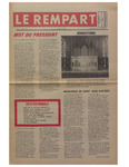 Le Rempart: Vol. 3: no 8 (1969: juin) by La Société Saint-Jean-Baptiste de l'ouest de l'Ontario