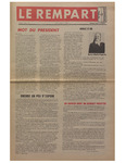 Le Rempart: Vol. 3: no 11 (1969: septembre) by La Société Saint-Jean-Baptiste de l'ouest de l'Ontario