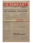 Le Rempart: Vol. 5: no 13 (1971: novembre) by La Société Saint-Jean-Baptiste de l'ouest de l'Ontario