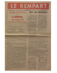 Le Rempart: Vol. 4: no 1 (1969: novembre) by La Société Saint-Jean-Baptiste de l'ouest de l'Ontario