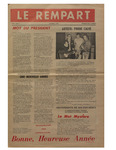 Le Rempart: Vol. 4: no 3 (1970: janvier) by La Société Saint-Jean-Baptiste de l'ouest de l'Ontario