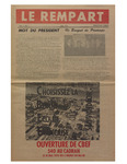 Le Rempart: Vol. 4: no 7 (1970: mai) by La Société Saint-Jean-Baptiste de l'ouest de l'Ontario