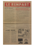 Le Rempart: Vol. 4: no 8 (1970: juin) by La Société Saint-Jean-Baptiste de l'ouest de l'Ontario