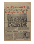 Le Rempart: Vol. 7: no 24 (1973: avril 10) by Les Publications des Grands Lacs