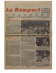 Le Rempart: Vol. 7: no 33 (1973: novembre 9) by Les Publications des Grands Lacs