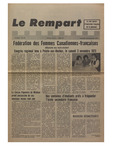 Le Rempart: Vol. 7: no 34 (1973: novembre 30) by Les Publications des Grands Lacs