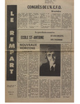 Le Rempart: Vol. 7: no 49 (1974: octobre 16) by Les Publications des Grands Lacs