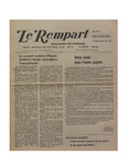 Le Rempart: Vol. 8: no 8 (1975: avril 21) by Les Publications des Grands Lacs