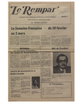 Le Rempart: Vol. 8: no 22 (1976: février 4) by Les Publications des Grands Lacs