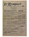 Le Rempart: Vol. 8: no 23 (1976: février 18) by Les Publications des Grands Lacs