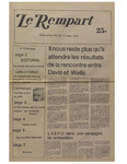Le Rempart: Vol. 8: no 25 (1976: mars 17) by Les Publications des Grands Lacs