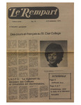 Le Rempart: Vol. 10: no 16 (1976: septembre 8) by Les Publications des Grands Lacs