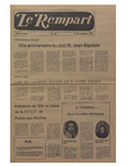 Le Rempart: Vol. 10: no 22 (1976: novembre 29) by Les Publications des Grands Lacs