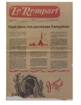 Le Rempart: Vol. 10: no 23 (1976: décembre 13) by Les Publications des Grands Lacs