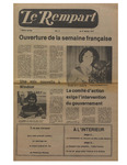 Le Rempart: Vol. 11: no 4 (1977: février 21) by Les Publications des Grands Lacs