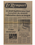 Le Rempart: Vol. 11: no 8 (1977: avril 18) by Les Publications des Grands Lacs