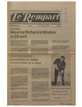 Le Rempart: Vol. 12: no 5 (1978: mars 7) by Les Publications des Grands Lacs