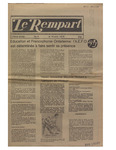 Le Rempart: Vol. 12: no 8 (1978: avril 18) by Les Publications des Grands Lacs