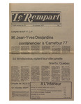 Le Rempart: Vol. 11: no 20 (1977: octobre 18)