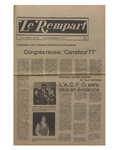 Le Rempart: Vol. 11: no 21 (1977: novembre 1)