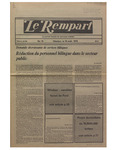 Le Rempart: Vol. 12: no 15 (1978: août 15) by Les Publications des Grands Lacs