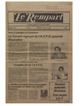 Le Rempart: Vol. 12: no 20 (1978: octobre 25) by Les Publications des Grands Lacs