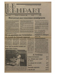 Le Rempart: Vol. 14: no 34 (1980: septembre 3) à Vol. 14: no 37 (1980: septembre 24)