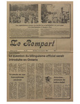 Le Rempart: Vol. 17: no 39 (1983: octobre 5) à Vol. 17: no 42 (1983: octobre 26) by Les Publications des Grands Lacs