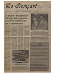 Le Rempart: Vol. 18: no 27 (1984: juillet 4) à Vol. 18: no 30 (1984: juillet 25) by Les Publications des Grands Lacs