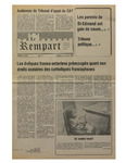 Le Rempart: Vol. 20: no 14 (1986: avril 2) à Vol. 20: no 18 (1986: avril 30) by Les Publications des Grands Lacs