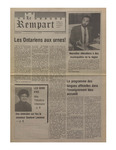 Le Rempart: Vol. 21: no 30 (1987: août 5) à Vol. 21: no 33 (1987: août 26) by Les Publications des Grands Lacs