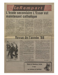 Le Rempart: Vol. 23: no 1 (1989: janvier 4) à Vol. 23: no 4 (1989: janvier 25) by Les Publications des Grands Lacs