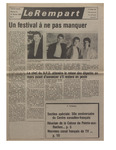 Le Rempart: Vol. 23: no 5 (1989: février 1) à Vol. 23: no 8 (1989: février 22) by Les Publications des Grands Lacs