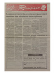 Le Rempart: Vol. 26: no 34 (1992: septembre 2) à Vol. 26: no 38 (1992: septembre 30) by Les Publications des Grands Lacs