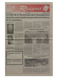 Le Rempart: Vol. 26: no 39 (1992: octobre 7) à Vol. 26: no 42 (1992: octobre 28) by Les Publications des Grands Lacs