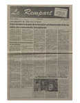 Le Rempart: Vol. 29: no 39 (1995: octobre 4) à Vol. 29: no 42 (1995: octobre 25) by Les Publications des Grands Lacs