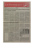 Le Rempart: Vol. 30: no 14 (1996: avril 3) à Vol. 30: no 17 (1996: avril 24) by Les Publications des Grands Lacs