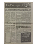 Le Rempart: Vol. 30: no 31 (1996: août 7) à Vol. 30: no 34 (1996: août 28) by Les Publications des Grands Lacs