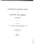 Commemorative Biographical Record of the County of Essex Ontario by J. H. Beers & Co.
