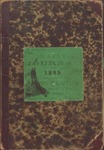 Bartlet, Alexander Diary 1865 by Alexander Bartlet