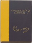 Odette School of Business, University of Windsor, 2003-2004 Yearbook
