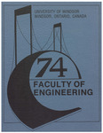 University of Windsor Faculty of Engineering Yearbook 1974 by University of Windsor